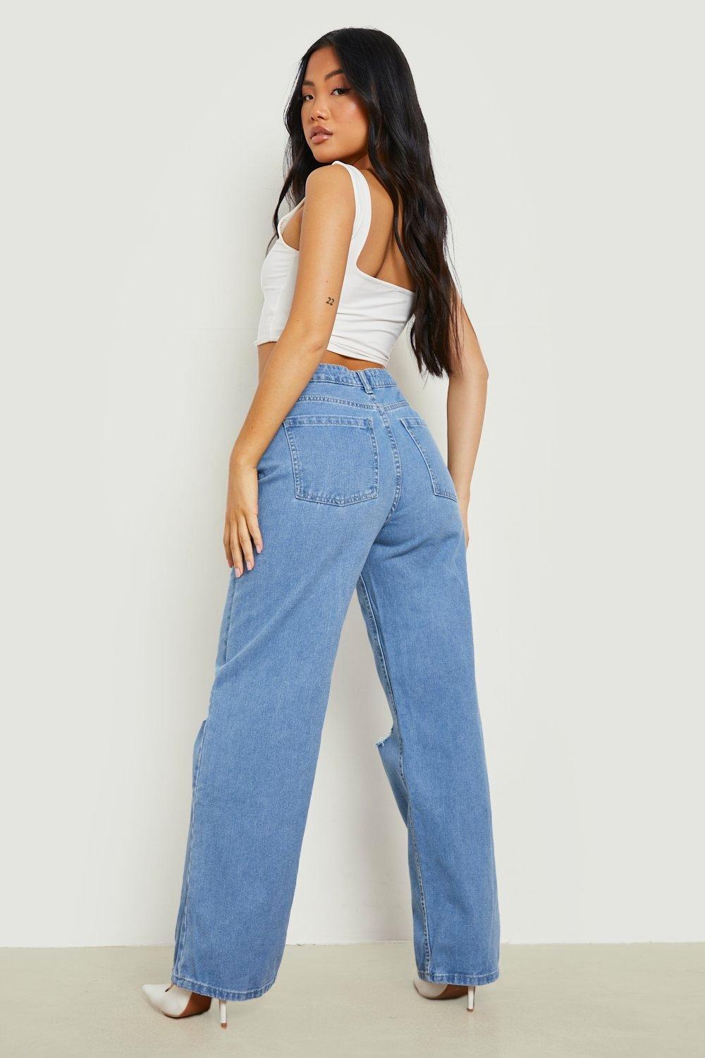 Mid rise petite jeans best sale